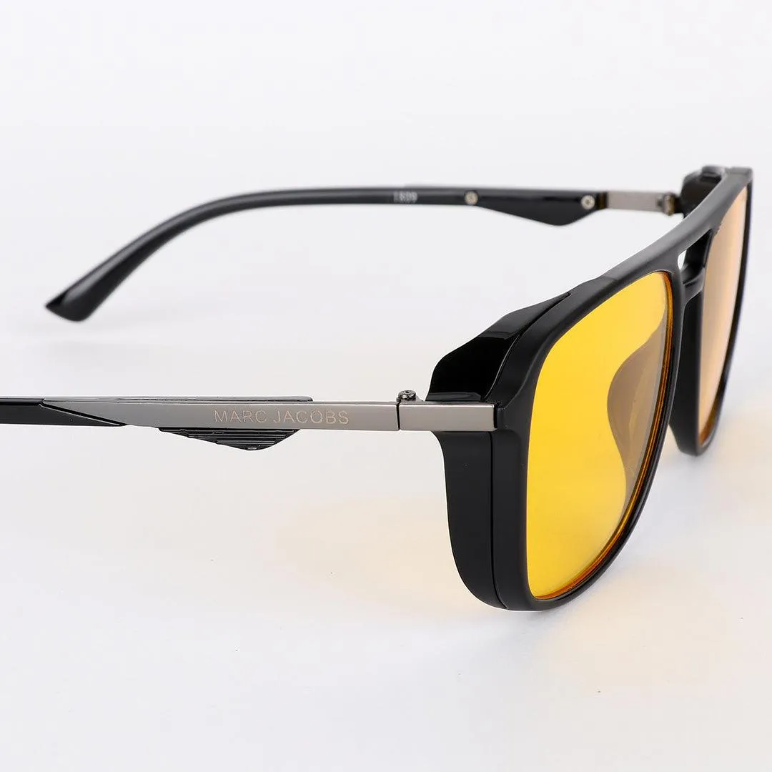 Marc Jacobs Classic Crested Yellow Sunglasses