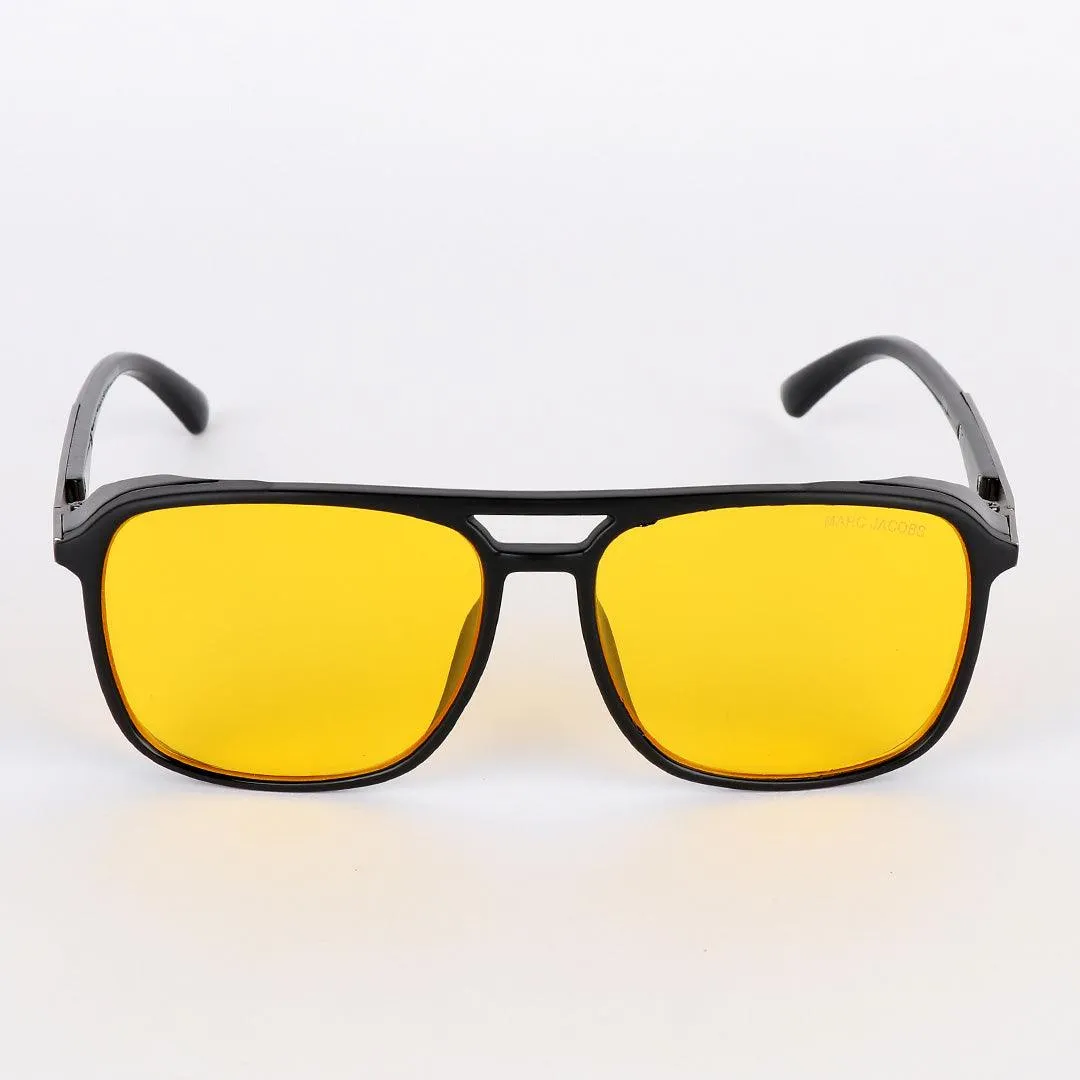 Marc Jacobs Classic Crested Yellow Sunglasses