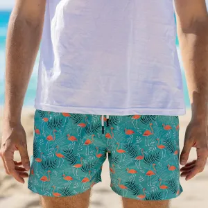 Men summer swimwear Flamingo