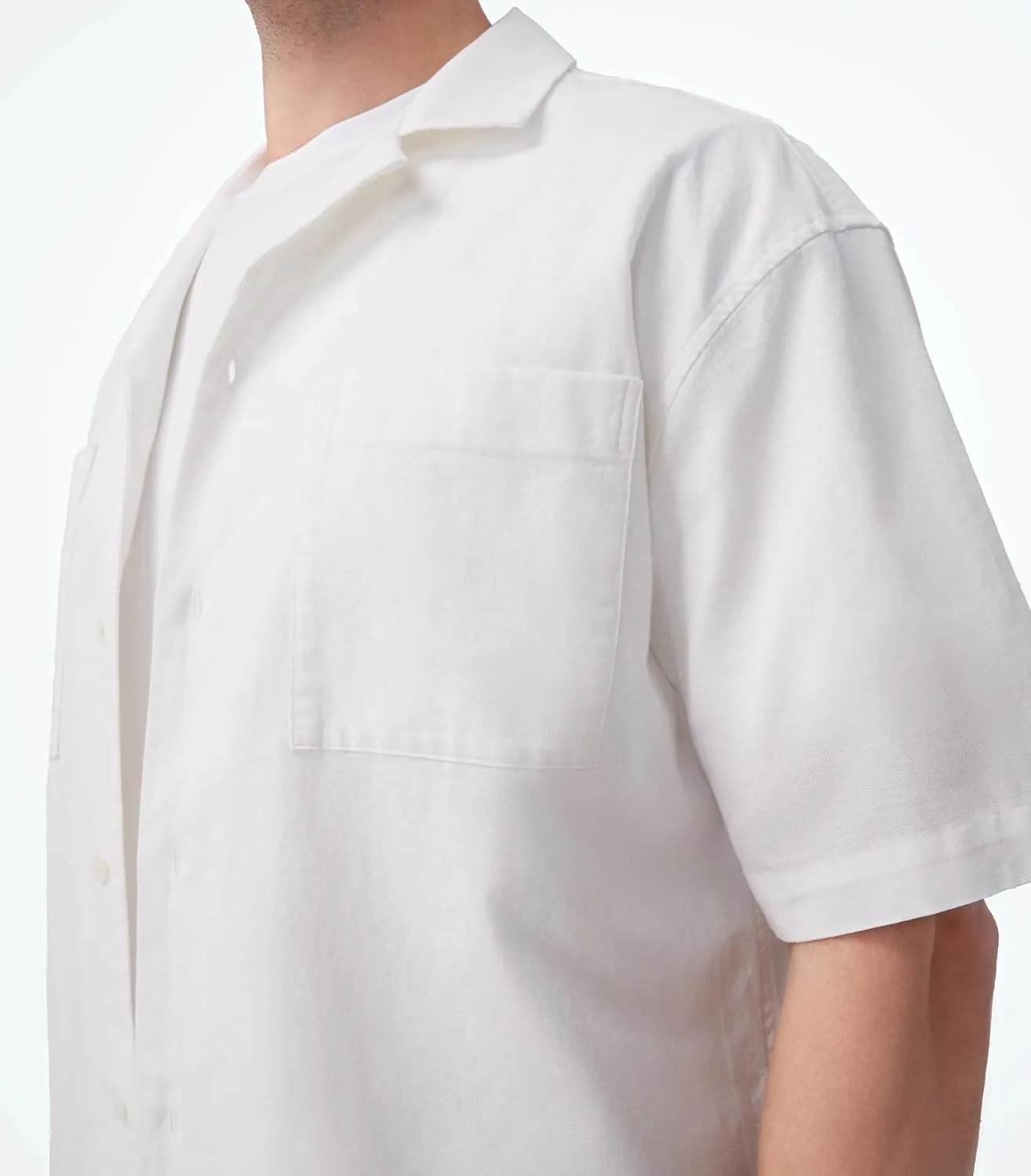 Men's Casual Linen Shirts Short Sleeve Button Down Shirts Summer Beach Vacation Blouses Lightweight Hawaiian Tops