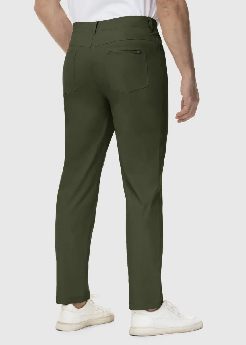 Men's Casual Stretch Work Dress Golf Pants