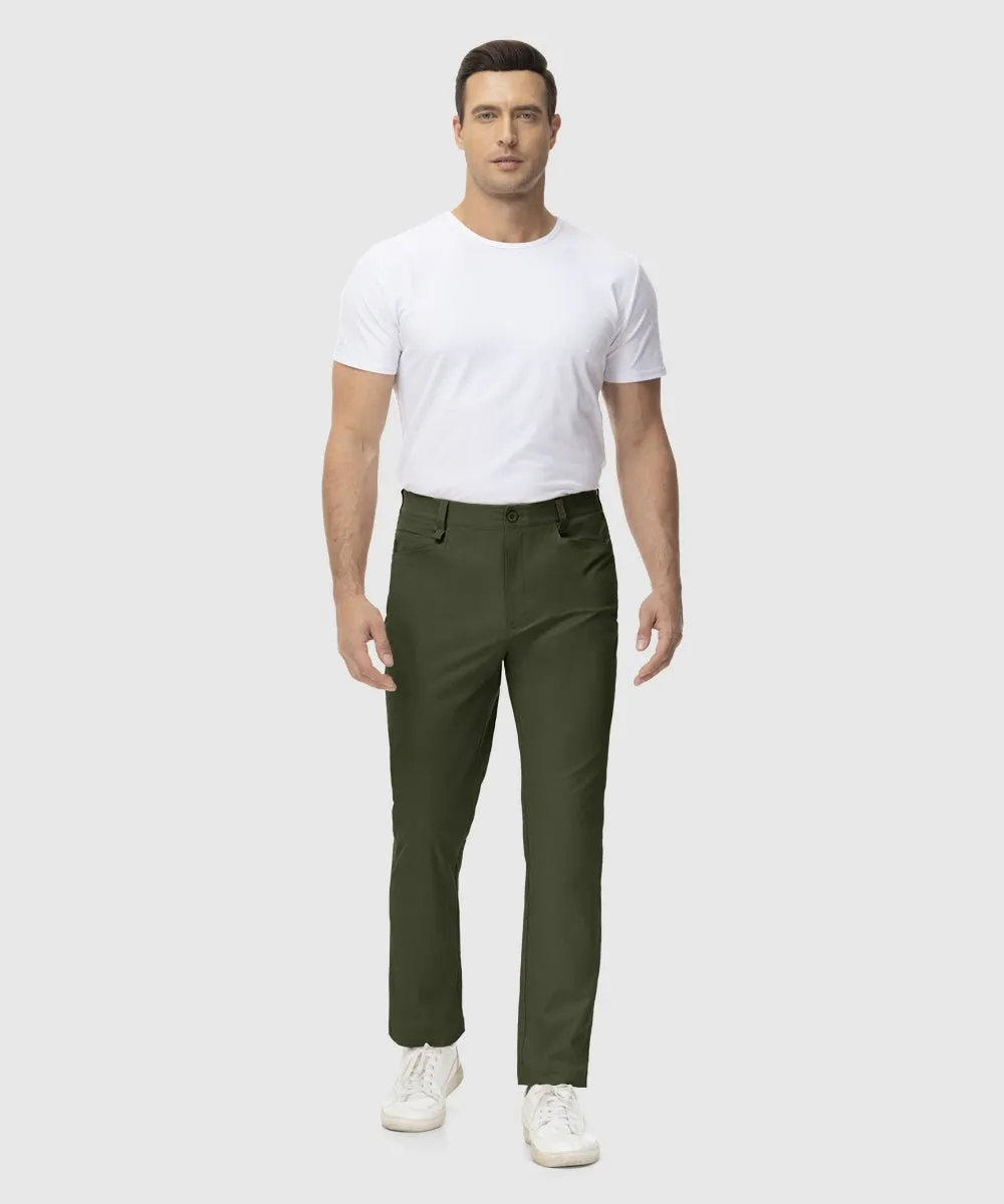 Men's Casual Stretch Work Dress Golf Pants