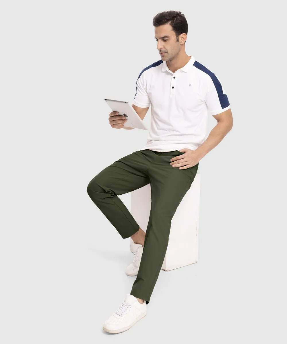 Men's Casual Stretch Work Dress Golf Pants