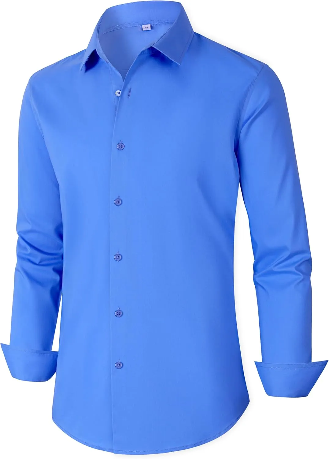 Mens Dress Shirts for Men Long Sleeve Wrinkle Free Button Down Shirt Formal Business Casual Shirts