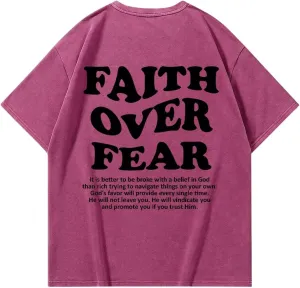 Men's Graphic Letter Print Vintage Tees Baggy Drop Shoulder Crew Neck Short Sleeve Streetwear T Shirts
