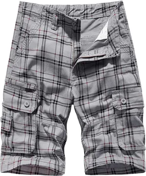 Mens Khaki Shorts Trousers Pants Solid Cotton Color Cropped Men's Casual Men's Pants Mens Cargo Shorts Size 34 Mens