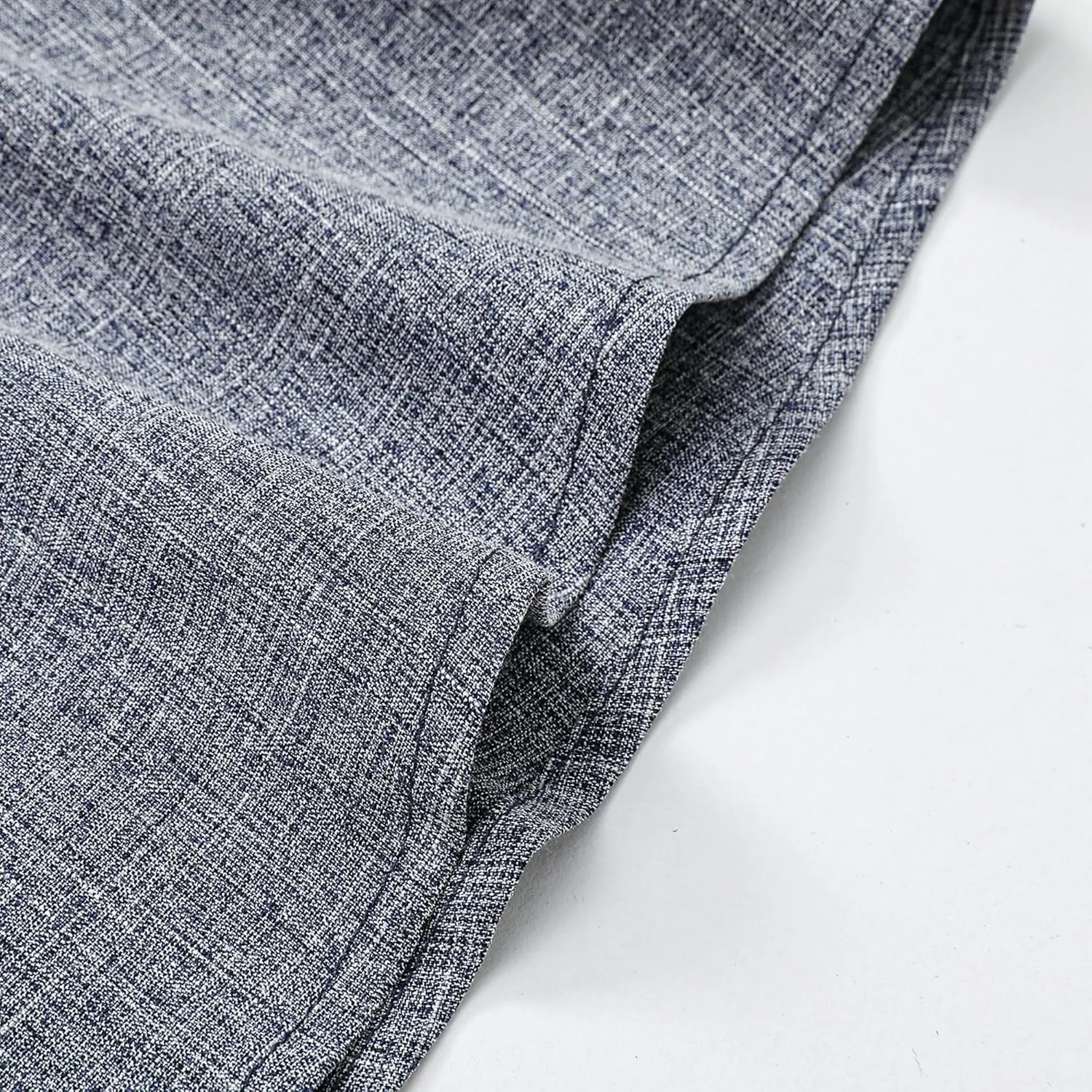 Men's Linen Shirts Short Sleeve Casual Shirts Button Down Shirt for Men Beach Summer Wedding Shirt