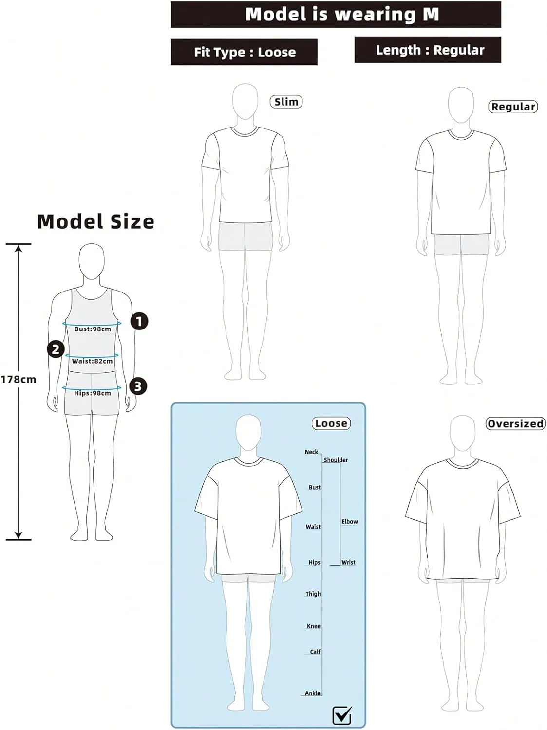 Men's Oversized Graphic Tee Letter Print Round Neck Drop Shoulder Shirts Pullover Vintage Distressed T Shirt