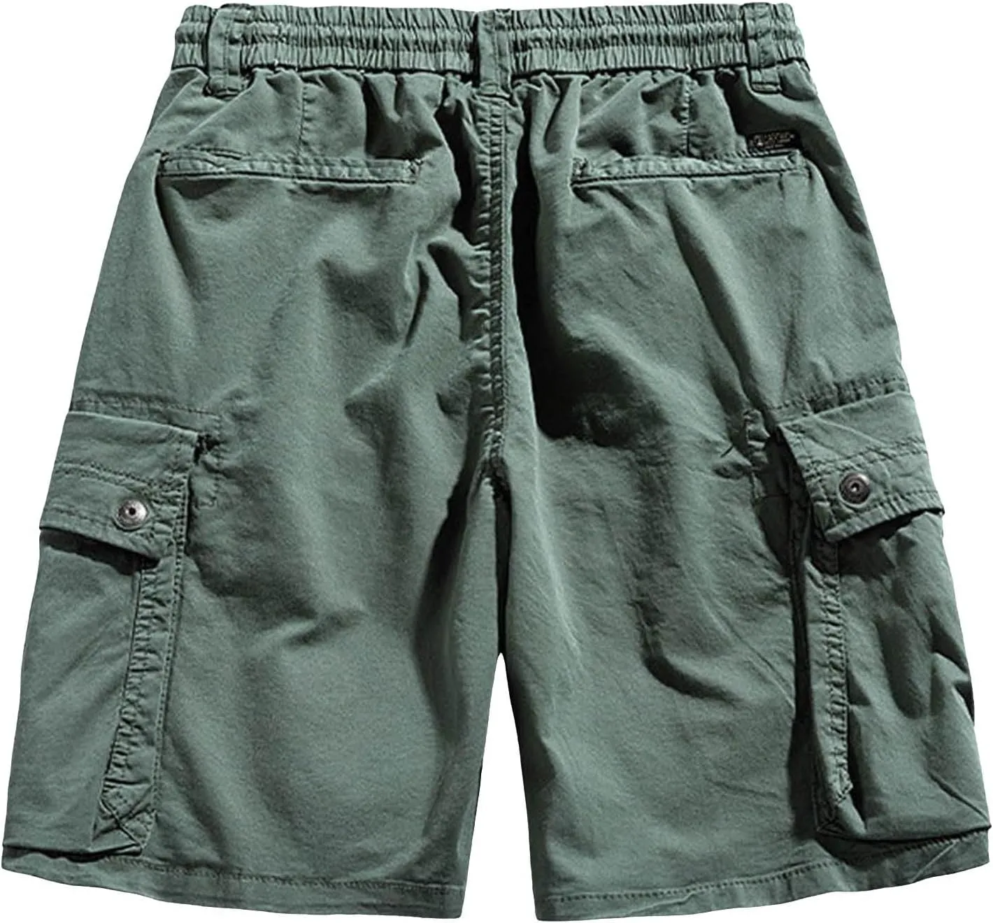 Men's Slim Fit Military Cargo Shorts Summer Multi Pockets Zipper Work Short Casual Outdoor Tactical Shorts for Travel Camping