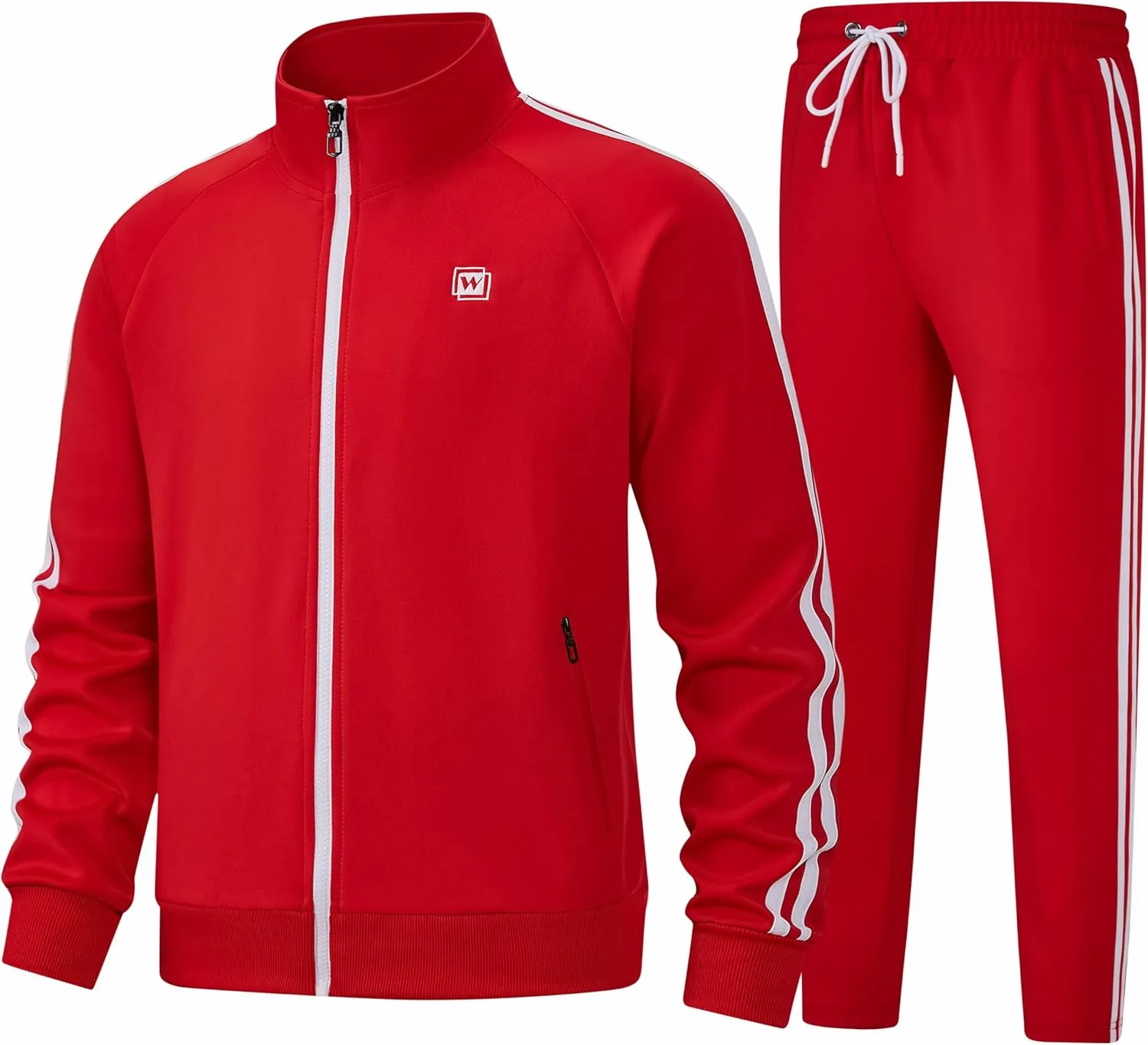 Men's Tracksuits Athletic Sportswear Casual Full Zip Sweatsuit for Men 2 Piece Outfits