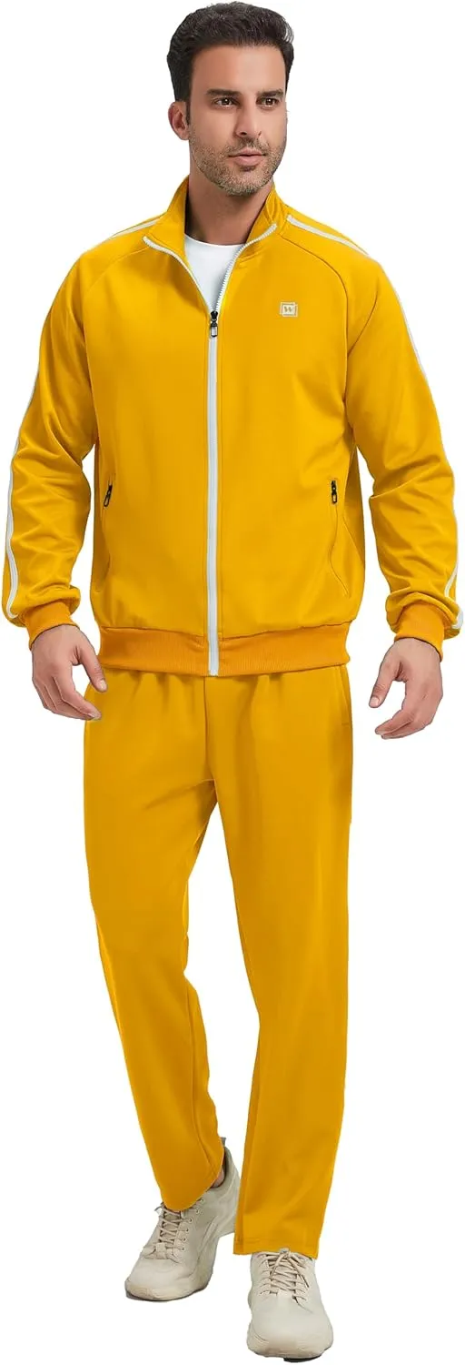 Men's Tracksuits Athletic Sportswear Casual Full Zip Sweatsuit for Men 2 Piece Outfits