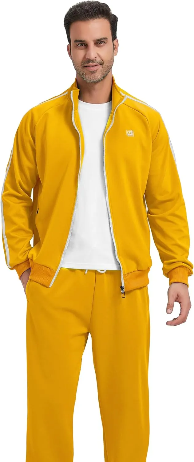 Men's Tracksuits Athletic Sportswear Casual Full Zip Sweatsuit for Men 2 Piece Outfits