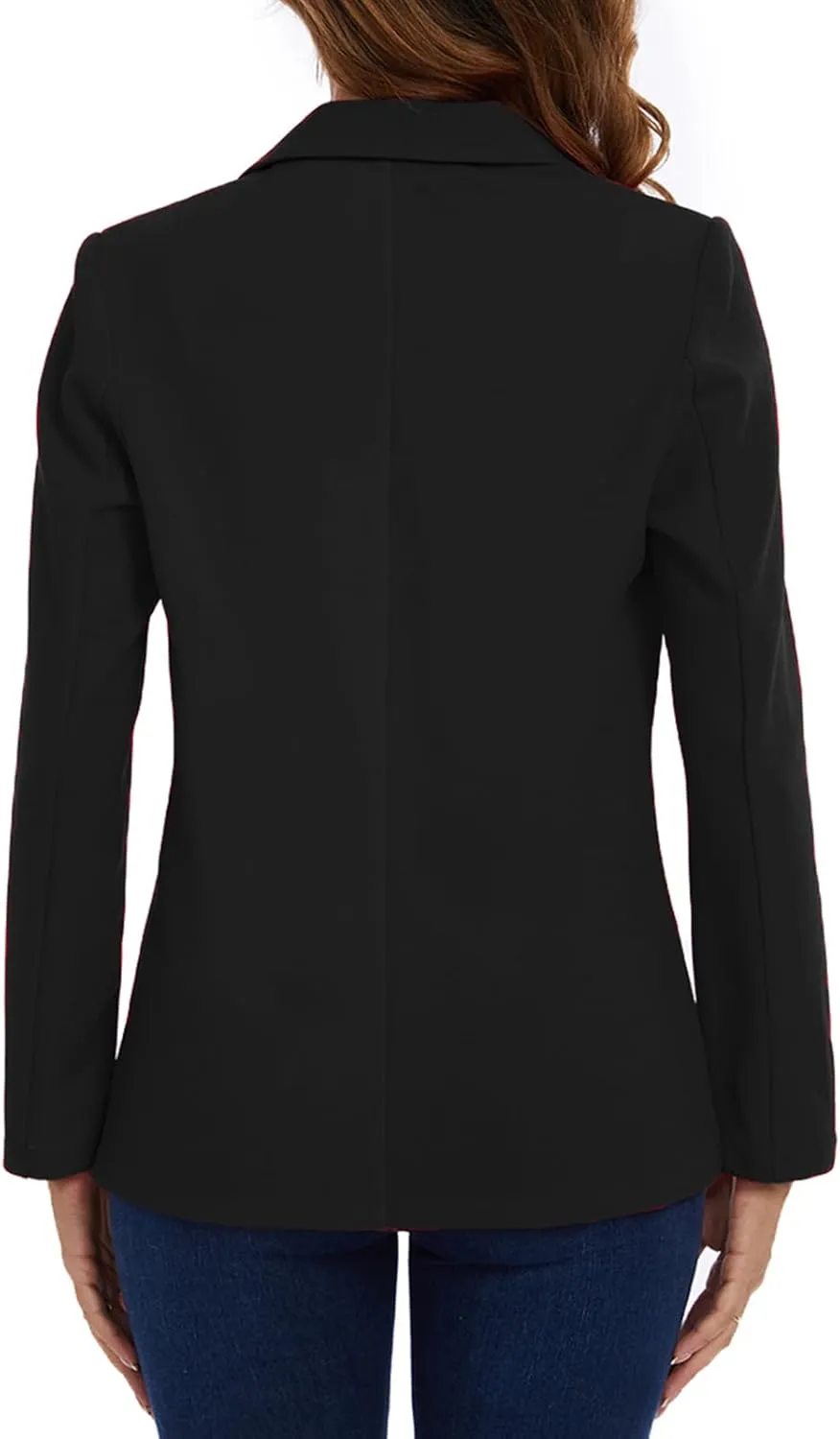MINTLIMIT Womens Casual Long Sleeve Blazer Button Front Notch Lapel Work Office Business Blazers Jackets with Pockets