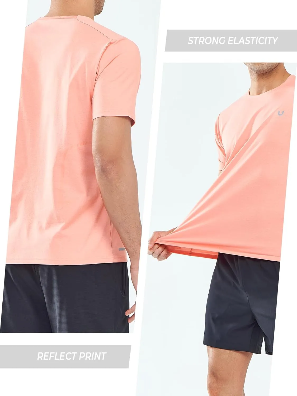 NORTHYARD Men's Workout Gym Shirts Quick Dry T-Shirts Running Athletic Short Sleeve Shirt for Men