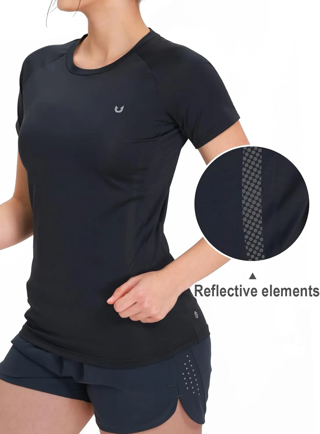 NORTHYARD Women's Short Sleeve Athletic Running Workout Shirts Lightweight Quick Dry Rash Guard Tops Shirts Moisture Wicking
