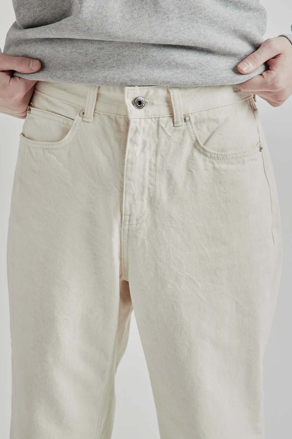 OG Wide Cotton Pants - Oatmeal