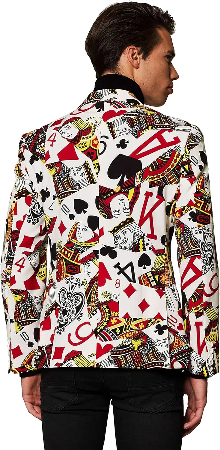 Opposuits Men's Crazy Fun Blazer - Perfect for Special Party Jacket - Stylish, Jacket