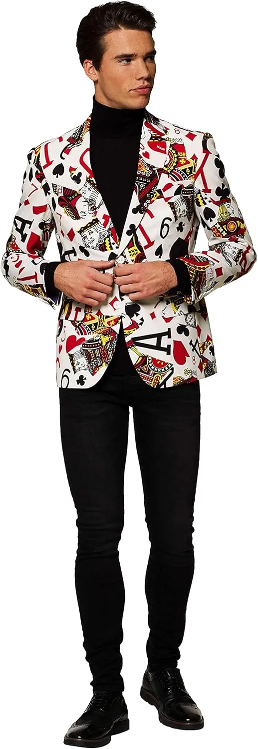Opposuits Men's Crazy Fun Blazer - Perfect for Special Party Jacket - Stylish, Jacket