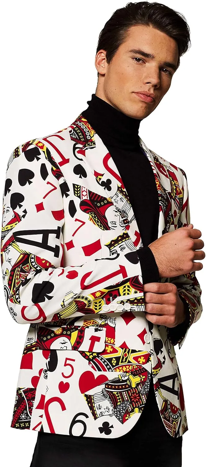 Opposuits Men's Crazy Fun Blazer - Perfect for Special Party Jacket - Stylish, Jacket