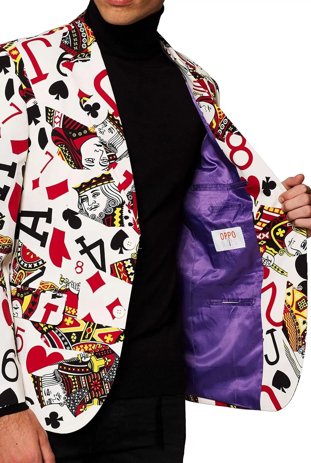 Opposuits Men's Crazy Fun Blazer - Perfect for Special Party Jacket - Stylish, Jacket