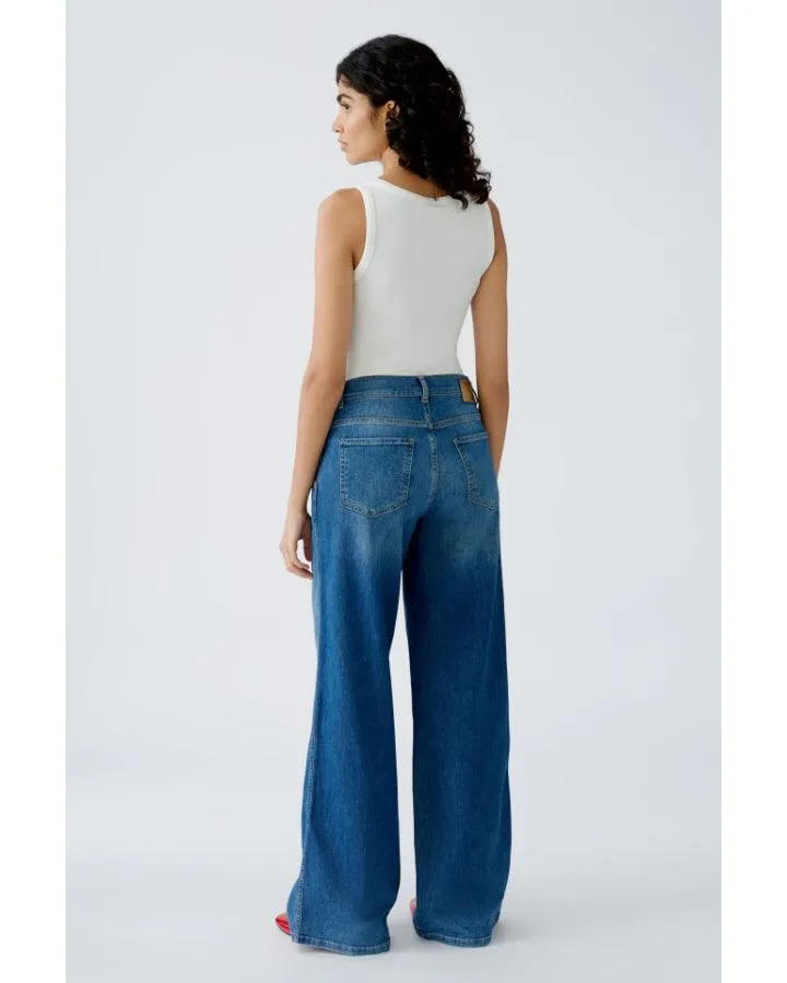 Oui Soft Denim Wide Leg Jeans