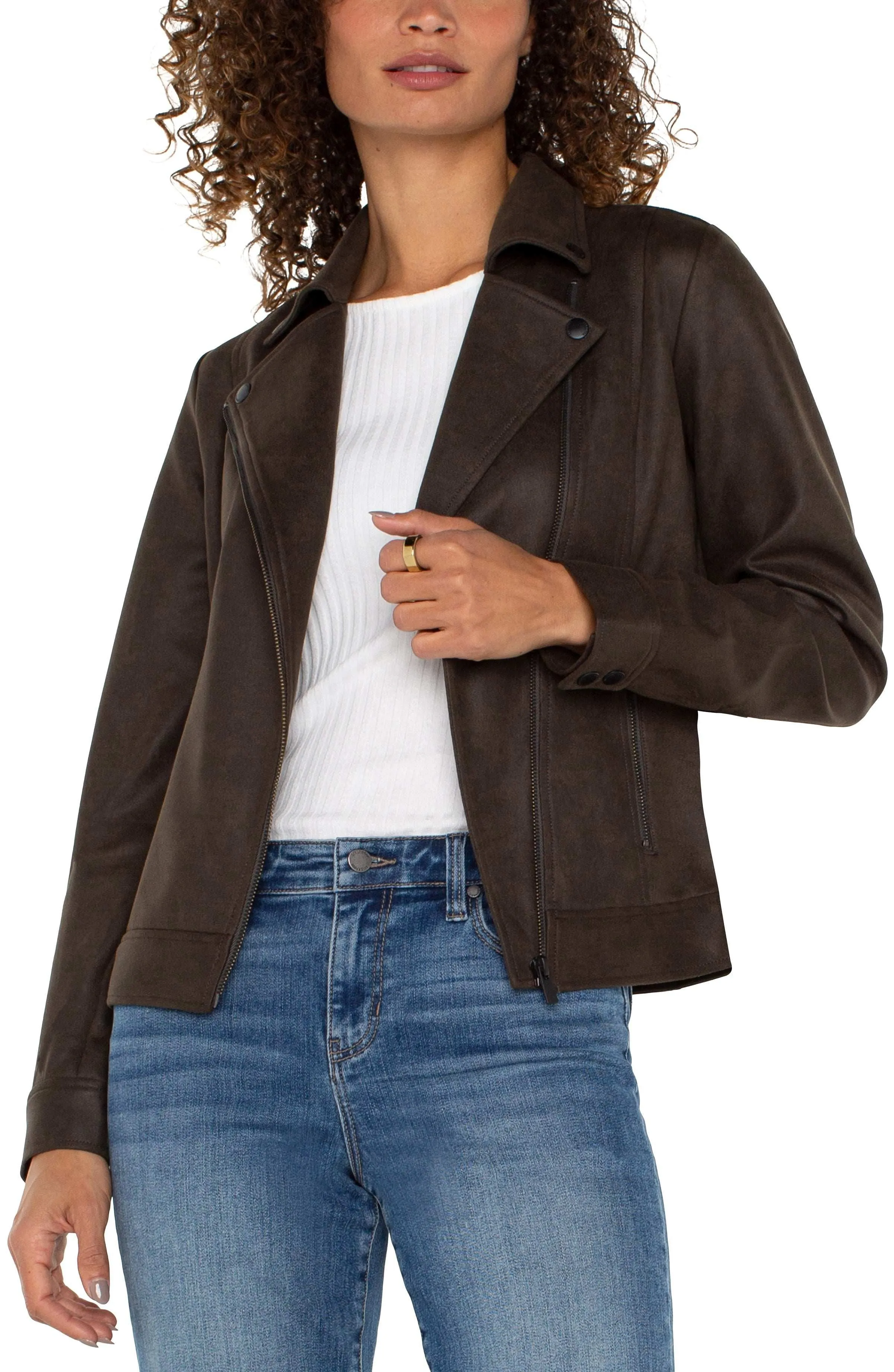 PETITE MOTO JACKET