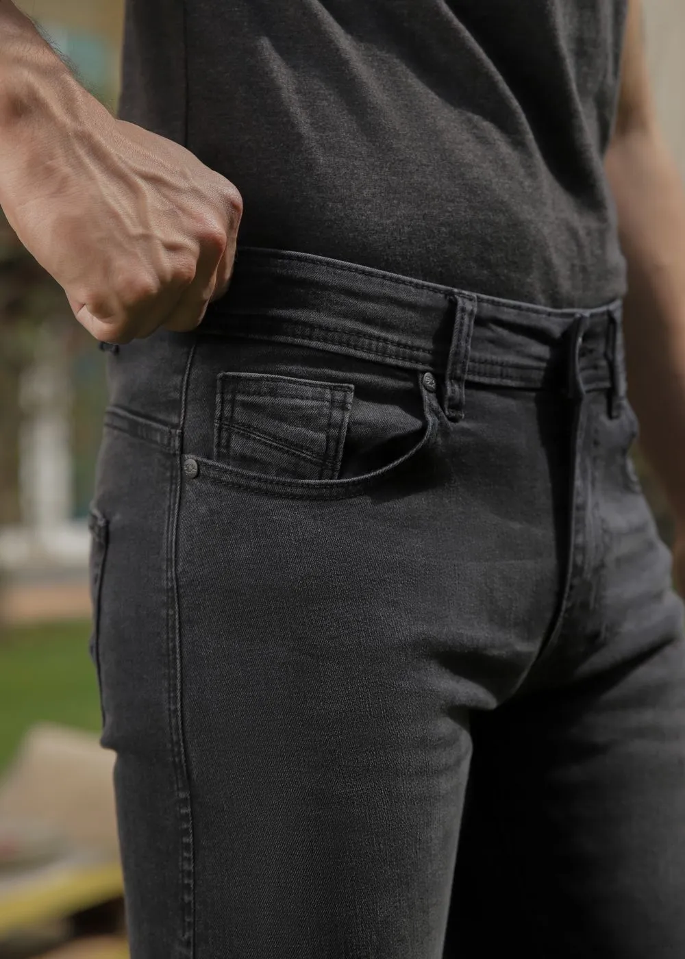 Phantom Black Jeans