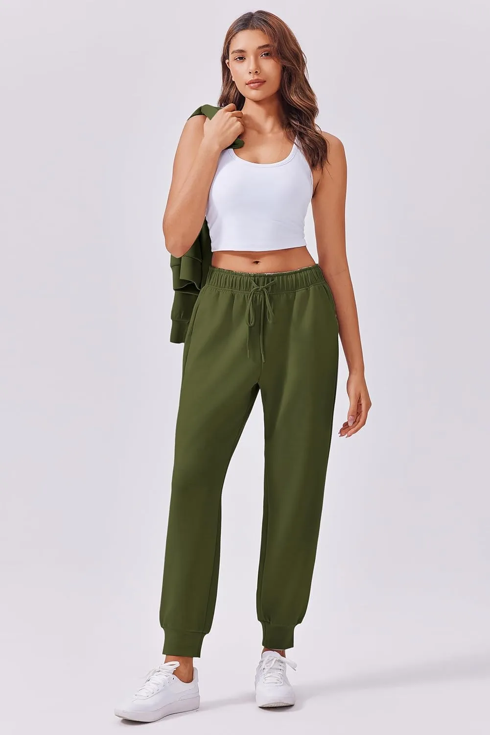 PINSPARK 2 Piece Sets for Women 2024 Fall Travel Outfits Long Sleeve Tracksuit Joggers Sets Half Zip Sweatsuit Matching Set