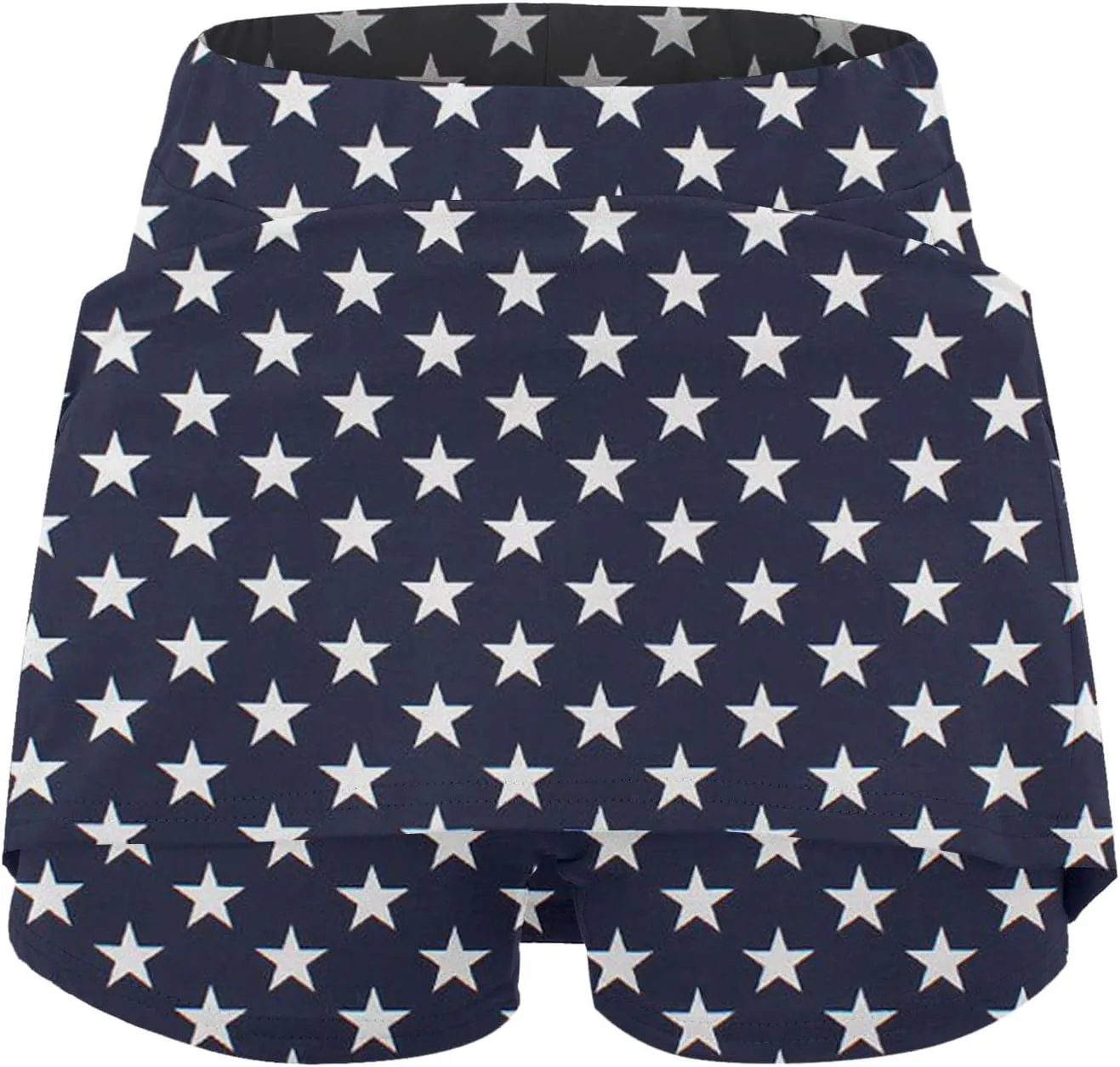Plus Size Skorts for Women Tummy Control High Waisted Athletic Tennis Golf Skirt with Shorts Pockets Lightweight Biker Shorts