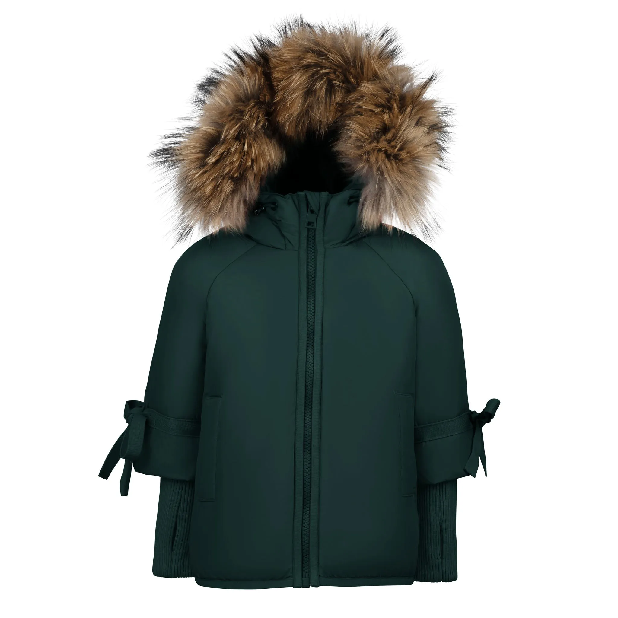 Pramie Medium Girls Green Jacket