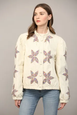 Quinn Quilted Jacket - Cream