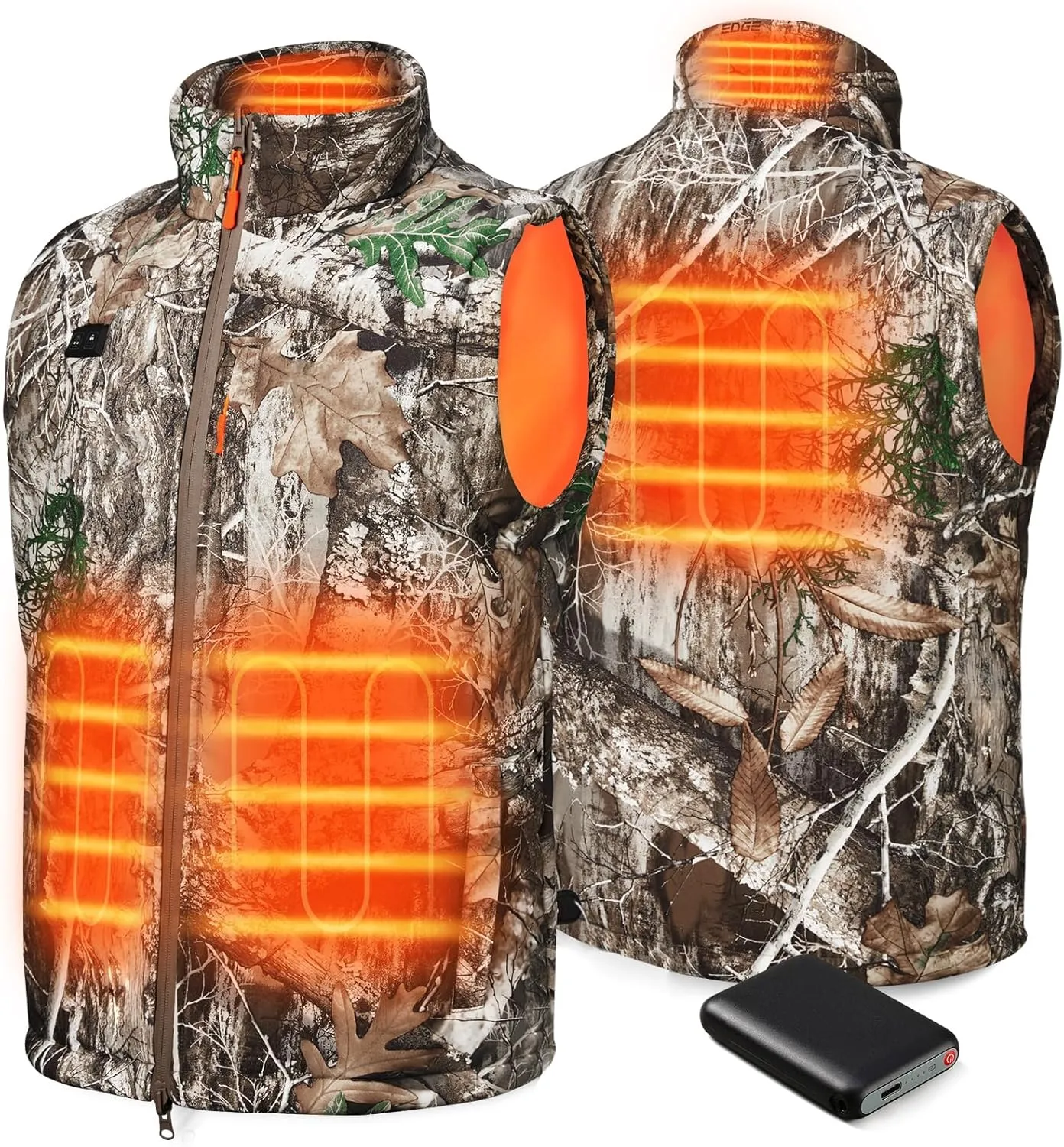 Rechargeable Heating Vests with Battery Pack - Winter Hunting Heating Vest, for Hunting, Skiing, Golfing & Hiking