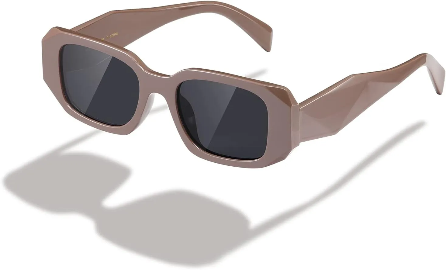 Rectangle Trendy Sunglasses for Women Men Trendy Retro Trendy Sun Glasses 90’s Vintage Square Frame