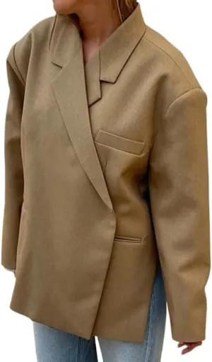 RICHTRUE Fall Fashion 2024 Trendy Old Money Aesthetic Winter Long Sleeve Y2k Jackets Women Oversized Blazers