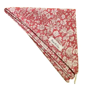 Rosie & Coco Scarf Large Red White Floral