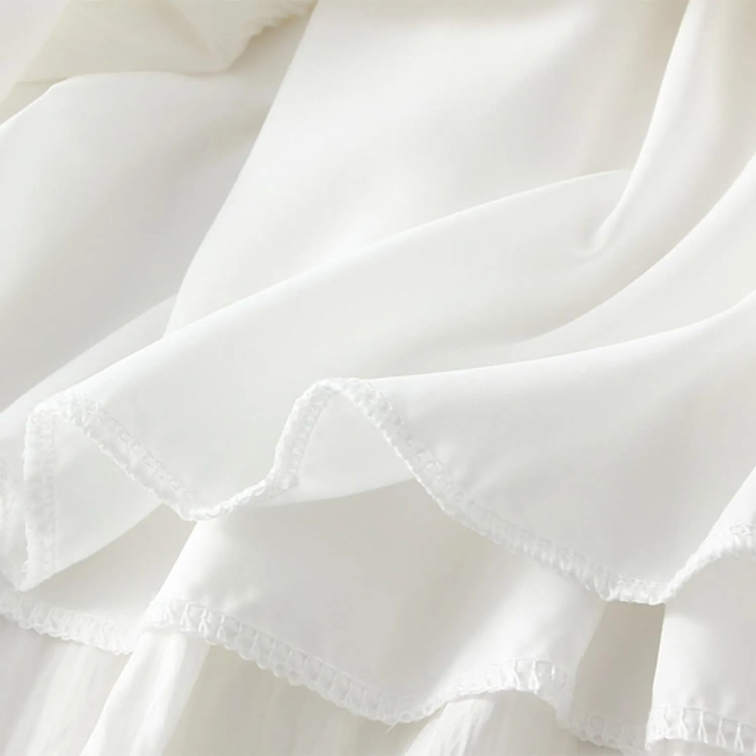 Ruffle Midi Skirts for Women Elastic Waist Pleated Swing Skirt Trendy Business Solid Color Casual A-Line Skirts