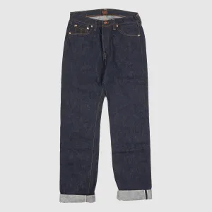 Samurai x Oldblue 21 oz Slim Straight «Wild West Tale from The East» Denim
