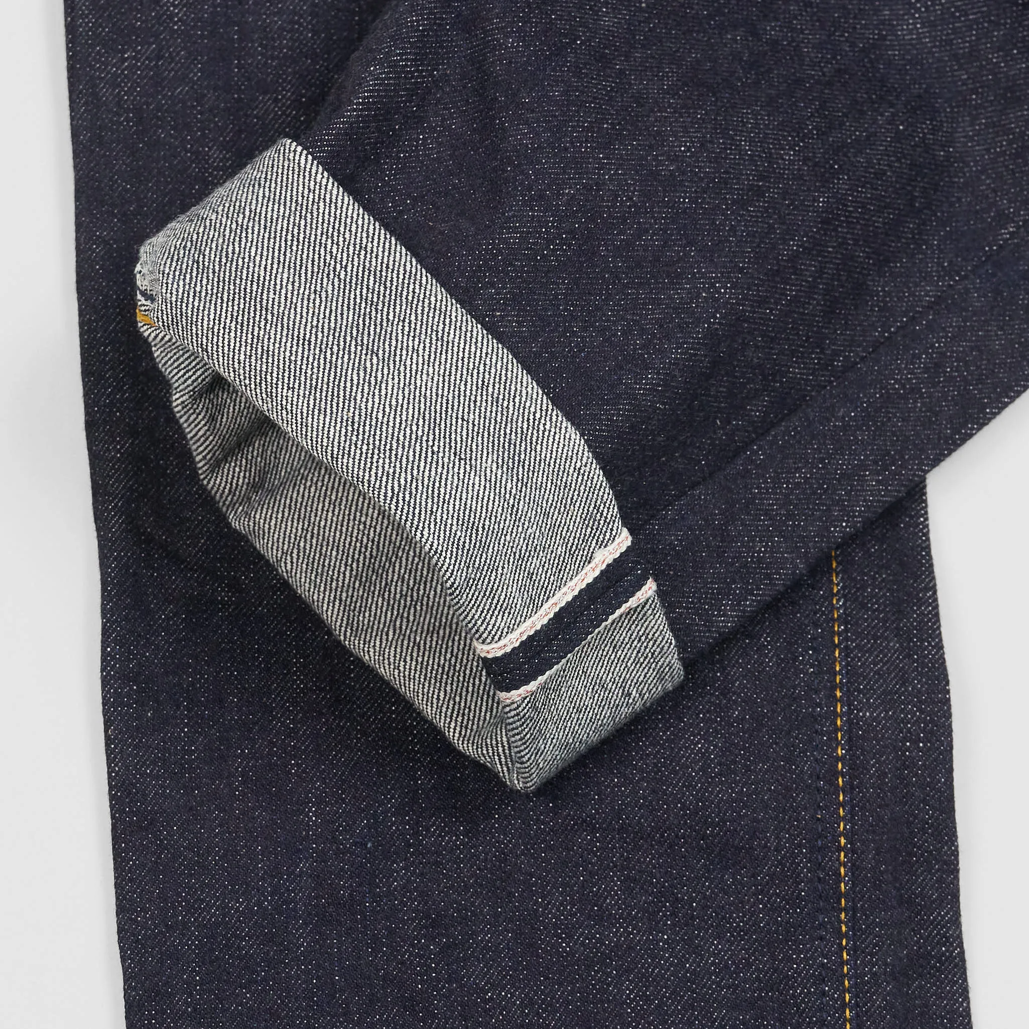 Samurai x Oldblue 21 oz Slim Straight «Wild West Tale from The East» Denim