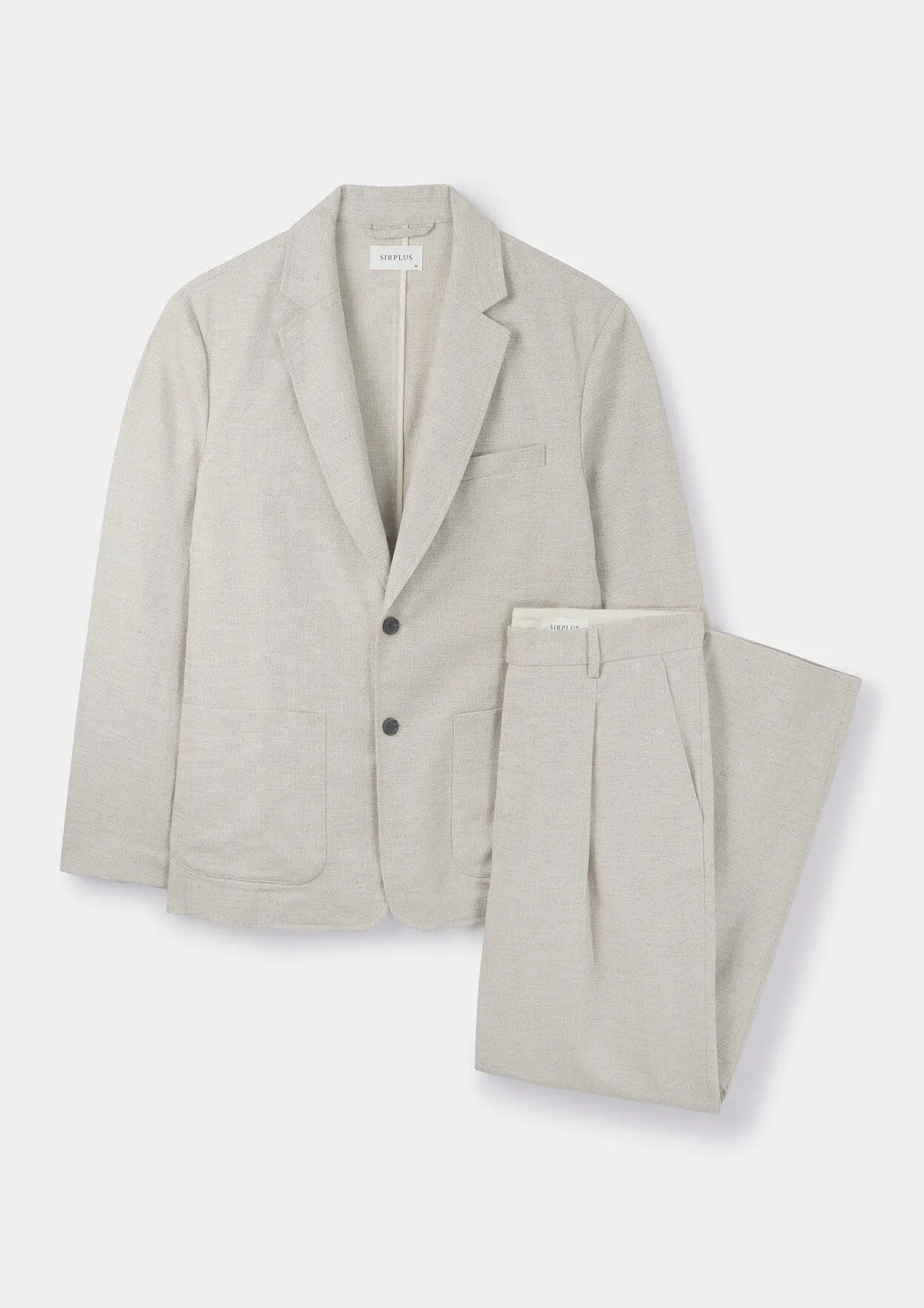 Sand Cotton Linen Blazer