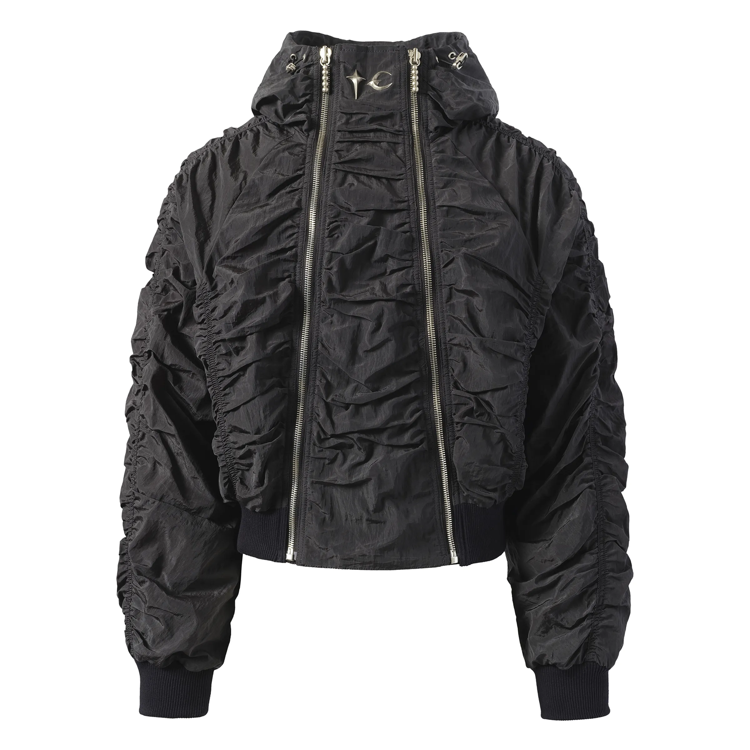 Scarred Double Flying Bio Jacket in Black