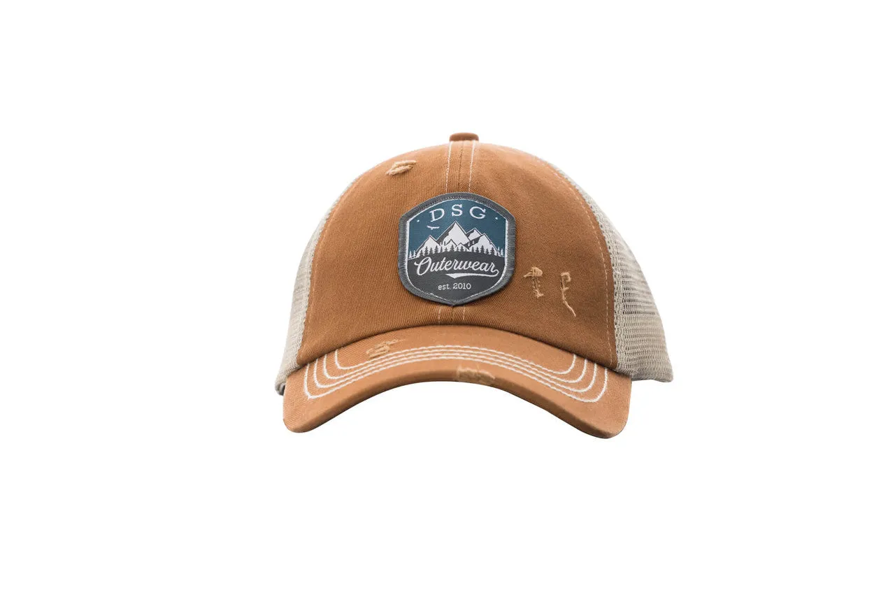 Scenic View Ponytail Cap - Tan