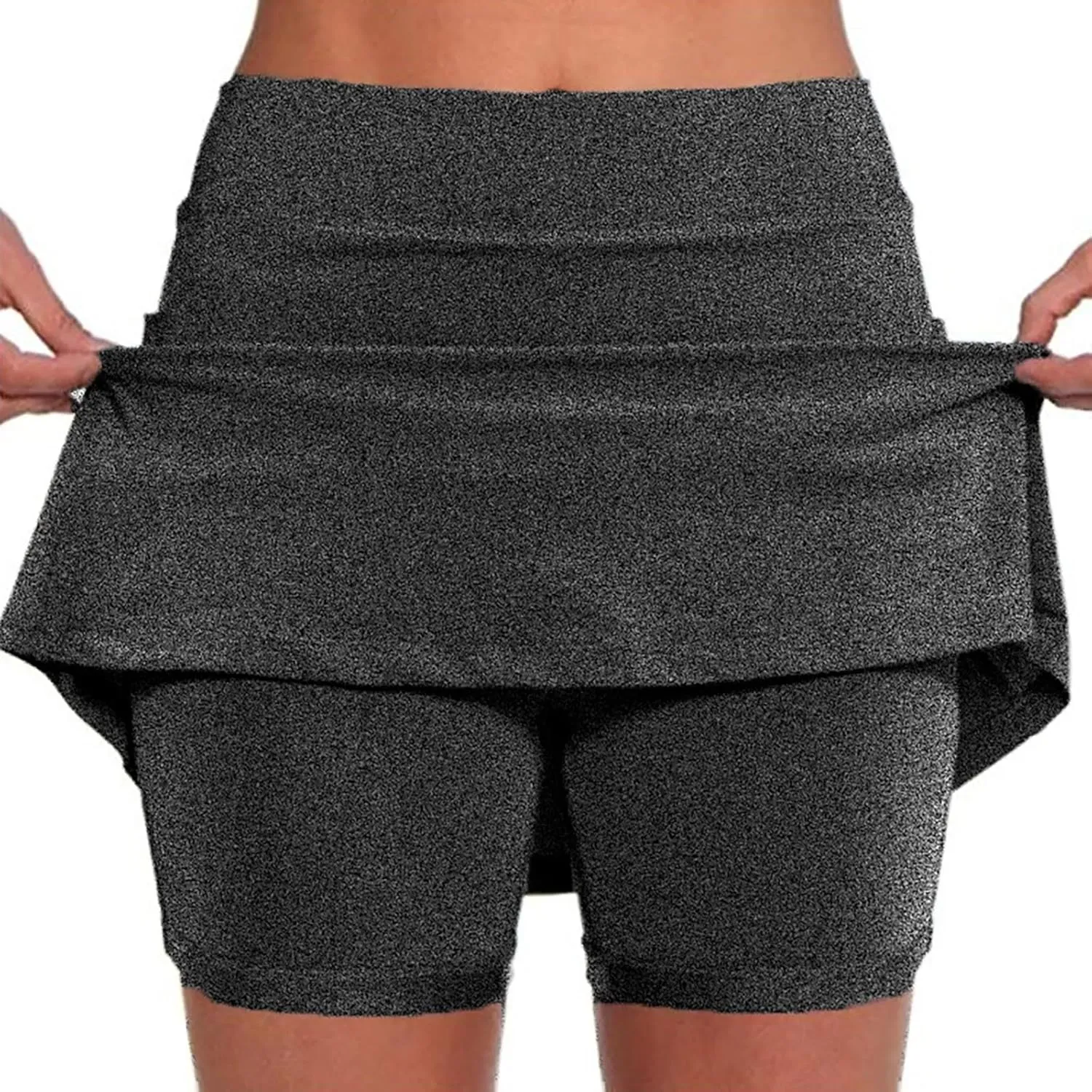 SHAOBGE Women Shorts Elastic Yoga Culottes Solid Color Athletic Pants Lightweight High Waist Skinny Floral Print Joggers 2025