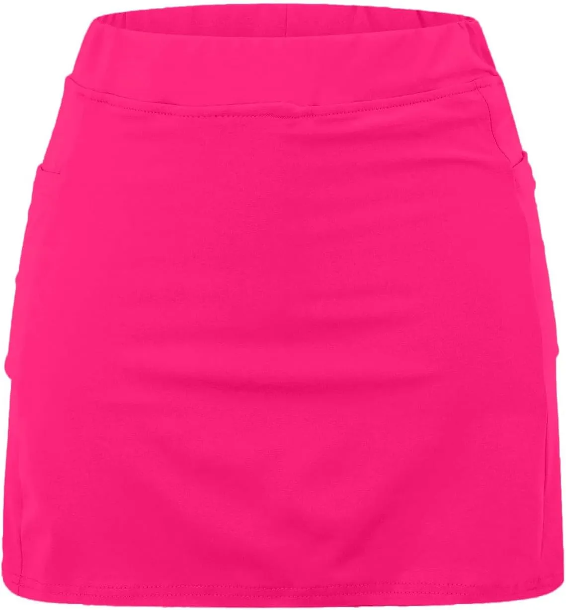 Skirts for Women Trendy Summer Stretch Yoga Culottes Solid Color Athletic Shorts High Waist Lightweight Elastic Joggers Skirt
