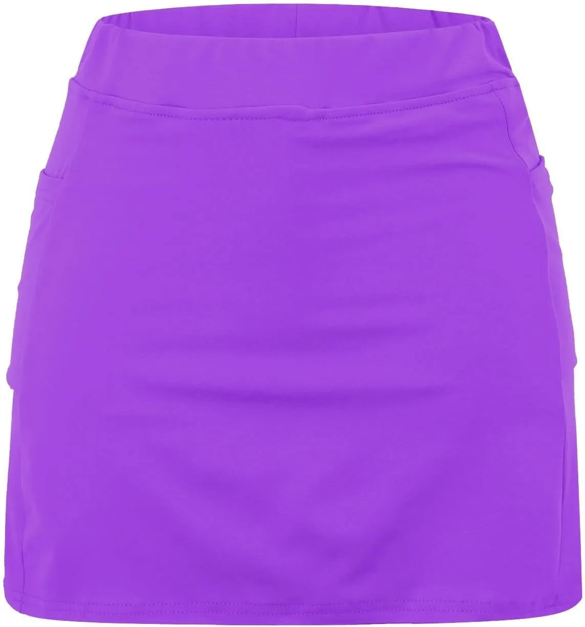 Skorts for Woman Athletic Yoga Culottes Tummy Control High Waist Shorts Running Gym Workout Skirt with Pockets