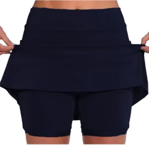 Skorts for Women High Waisted Athletic Shorts Tennis Golf Yoga Skirts with Built in Shorts Workout Skort with Pocket