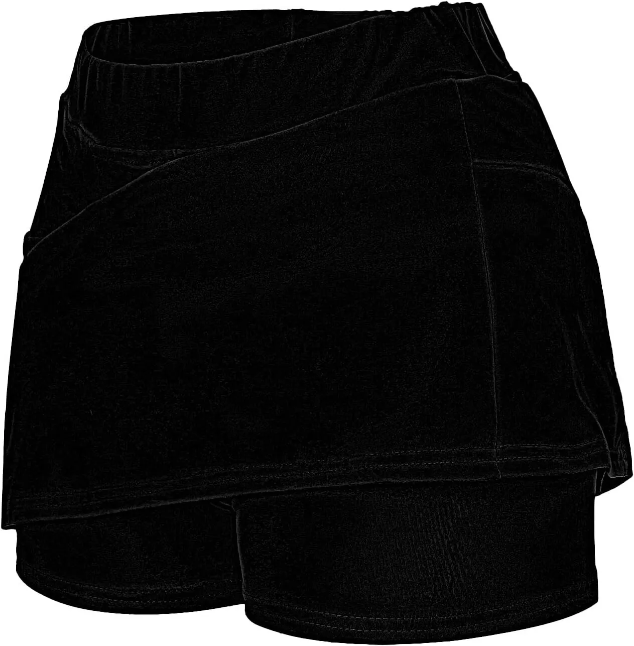 Skorts for Women with Pockets 2025 Tummy Control Tennis Golf Skorts Plus Size Culottes High Waist Athletic Skirts
