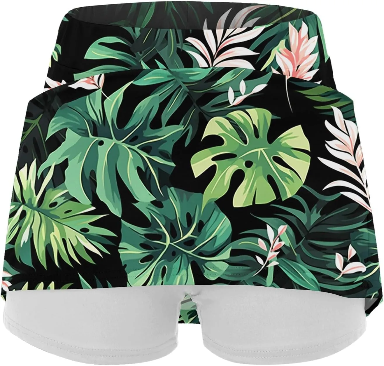 Skorts for Women with Pockets Casual Tennis Athletic Golf High Waist Mini Skirt with Shorts Summer Beach Yoga Shorts