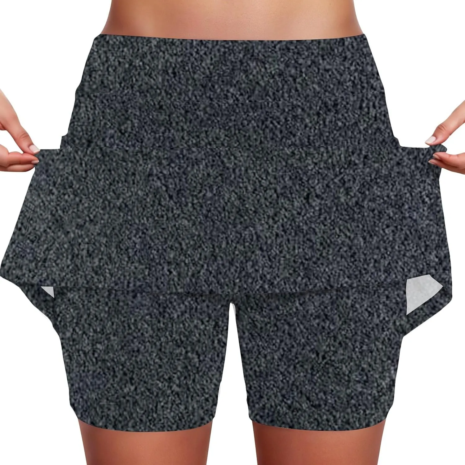 Skorts for Women with Pockets Casual Tennis Athletic Golf High Waist Mini Skirt with Shorts Summer Beach Yoga Shorts