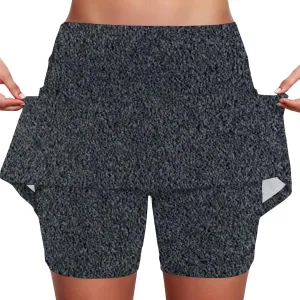 Skorts for Women with Pockets Casual Tennis Athletic Golf High Waist Mini Skirt with Shorts Summer Beach Yoga Shorts