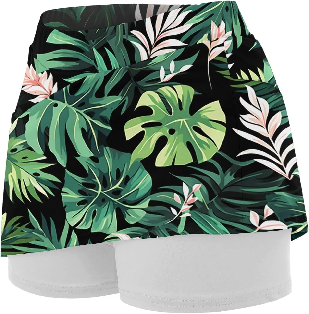 Skorts for Women with Pockets Casual Tennis Athletic Golf High Waist Mini Skirt with Shorts Summer Beach Yoga Shorts
